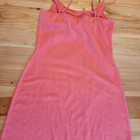 Vintage VS Moda International Coral Thin Strap Dress - Picture 2 of 7